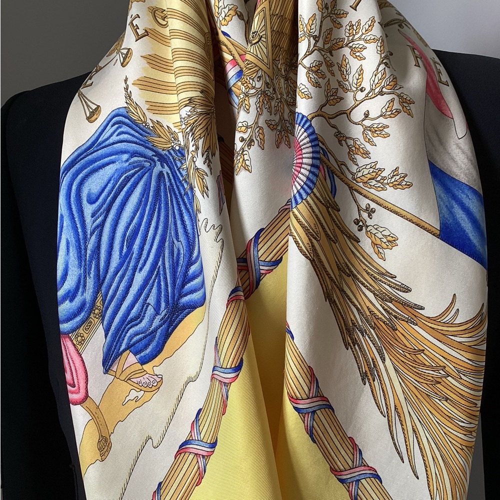 Hermes scarf “1789 “  by J. Metz - Picture 7 of 16